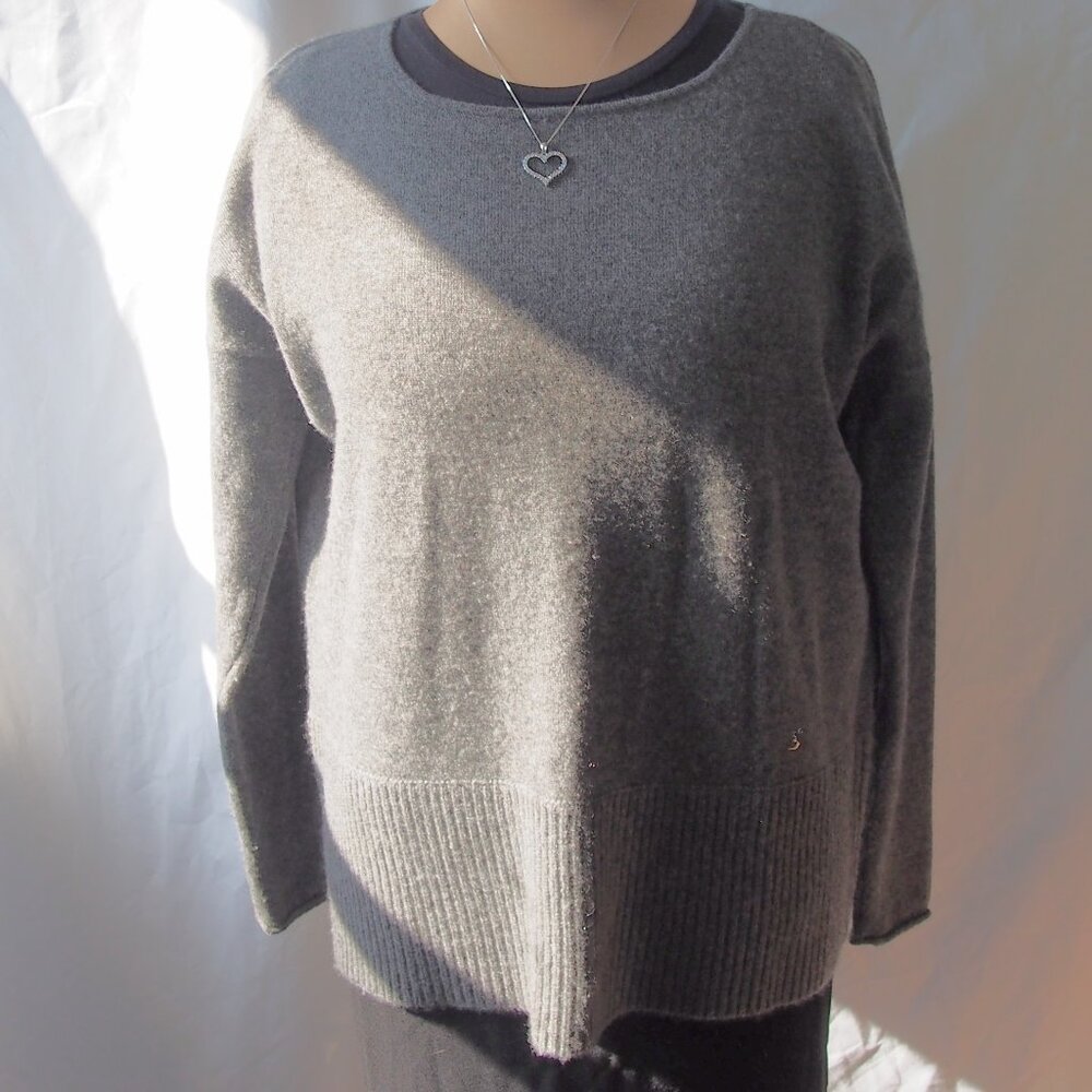 Diane Von Furstenberg Cashmere Sweater Gray , Long Sleeve